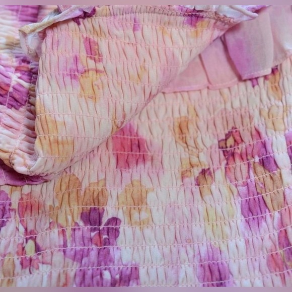 Bebe Floral Printed Ruffle Mini Dress - Picture 11 of 11